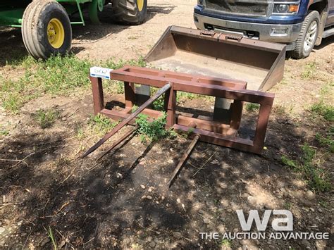 used bale spear for skid steer|bale spear replacement.